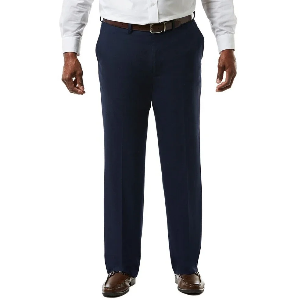 Haggar J.M Classic Fit Suit Separates Pants Men's 46x30 Dark Navy Zip Hook & Bar